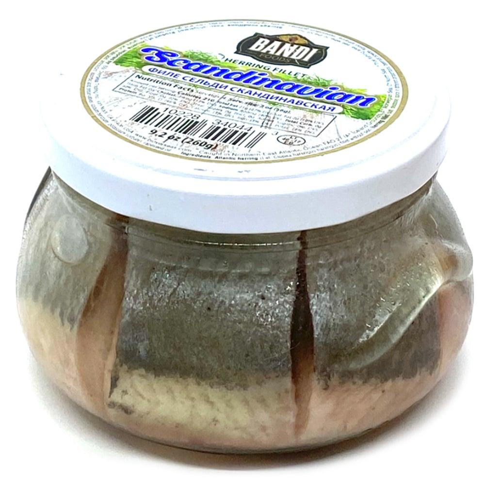 <b>Scandinavian</b> Salted Herring Fillet, Bandi Foods, 260g – RussianFoodS